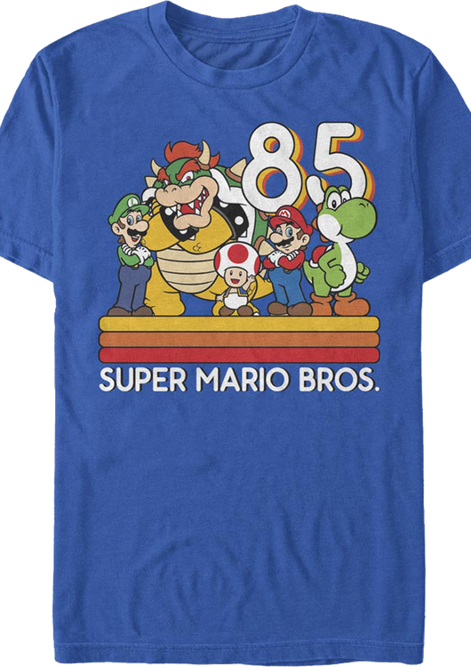 Retro Group Photo Super Mario Bros. T-Shirt - main product image