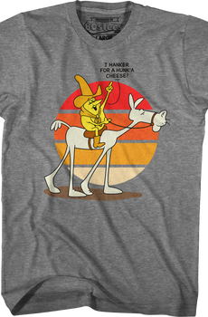Retro Hanker For A Hunk'A Cheese Time For Timer T-Shirt