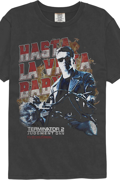 Retro Hasta La Vista Baby Terminator 2 Comfort Colors Brand T-Shirtmain product image