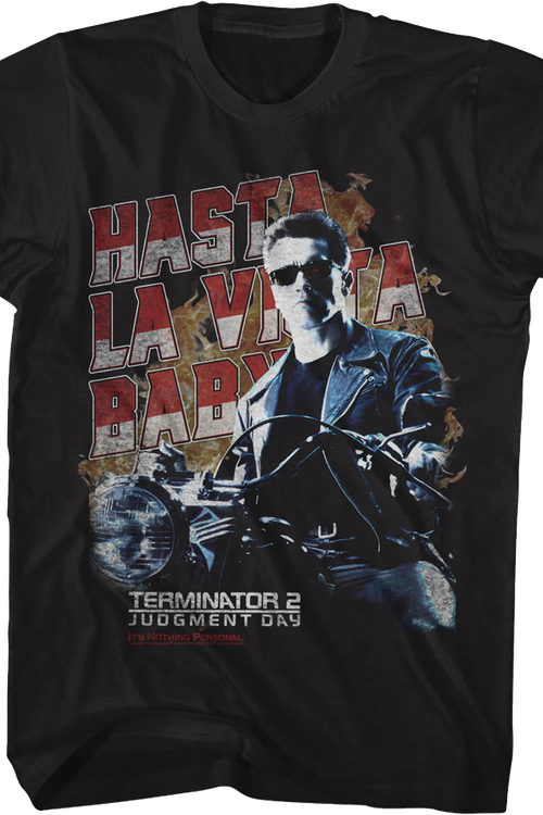 Retro Hasta La Vista Baby Terminator 2: Judgment Day T-Shirtmain product image