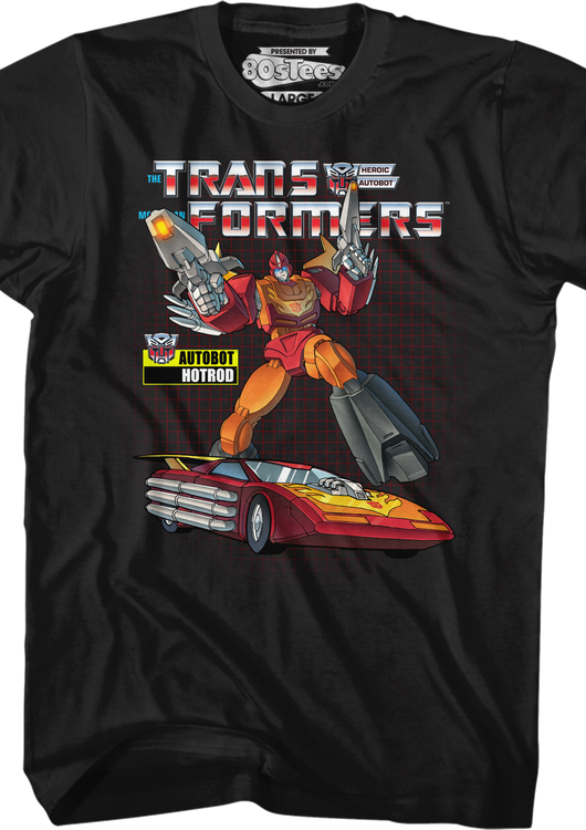 Retro Hot Rod Transformers T-Shirt - main product image
