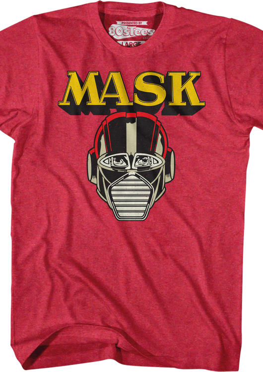 Retro Red Icon MASK Shirt - main product image