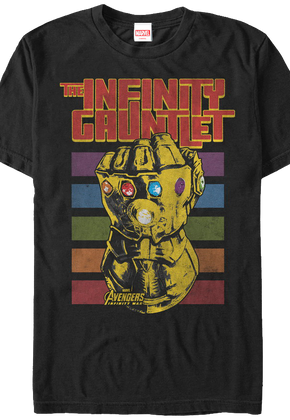 Retro Infinity Gauntlet Marvel Comics T-Shirt