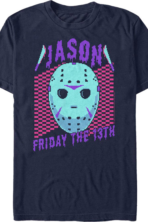 Retro Jason Hockey Mask Friday the 13th T-Shirtmain product image