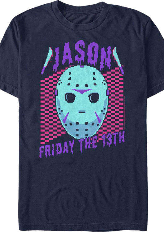 Retro Jason Hockey Mask Friday the 13th T-Shirt - main product image