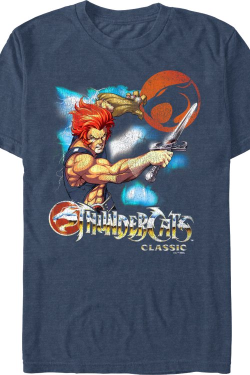 Retro Lion-O Sword of Omens ThunderCats T-Shirtmain product image