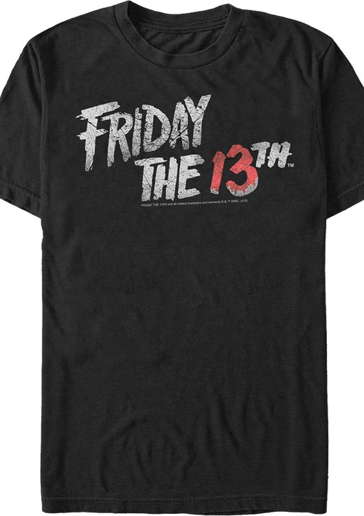 Retro Logo Friday the 13th T-Shirt - main product image