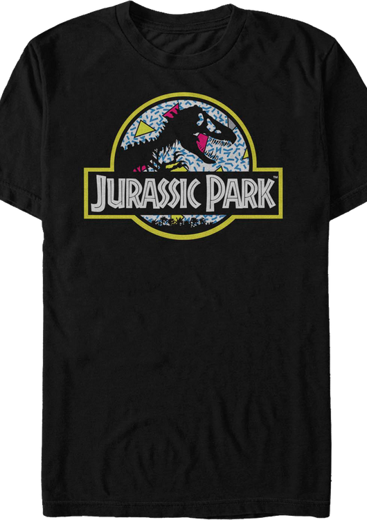 Retro Logo Jurassic Park T-Shirt - main product image
