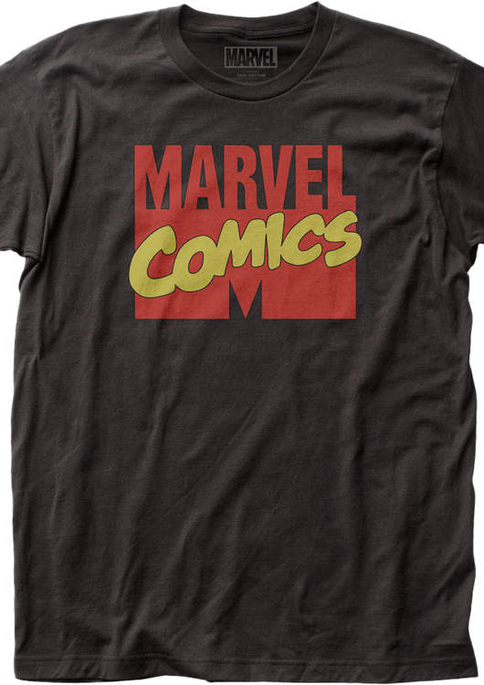 Retro Logo Marvel Comics T-Shirt - main product image