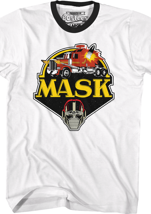Retro Logo MASK Ringer Shirt - main product image