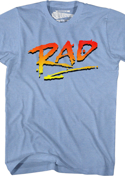 Retro Blue Logo Rad T-Shirt - main product image