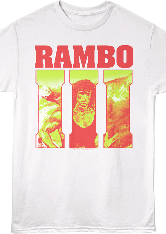 Retro Logo Rambo III T-Shirt - main product image