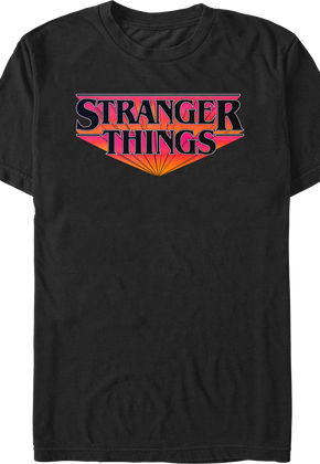 Retro Logo Stranger Things T-Shirt