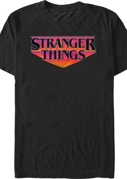 Retro Logo Stranger Things T-Shirt - main product image