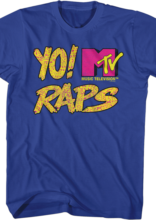 Retro Logo Yo! MTV Raps T-Shirt - main product image