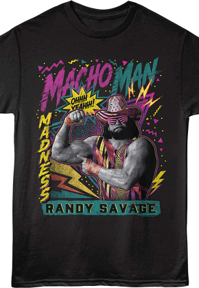 Retro Madness Macho Man Randy Savage T-Shirt