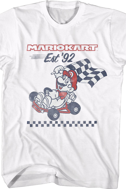 Retro Mario Kart Nintendo T-Shirtmain product image