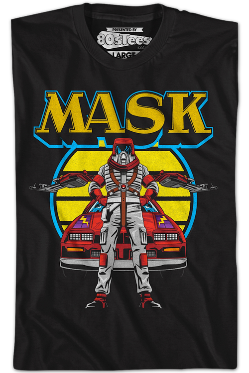 Retro Matt Trakker And Thunderhawk MASK T-Shirtmain product image