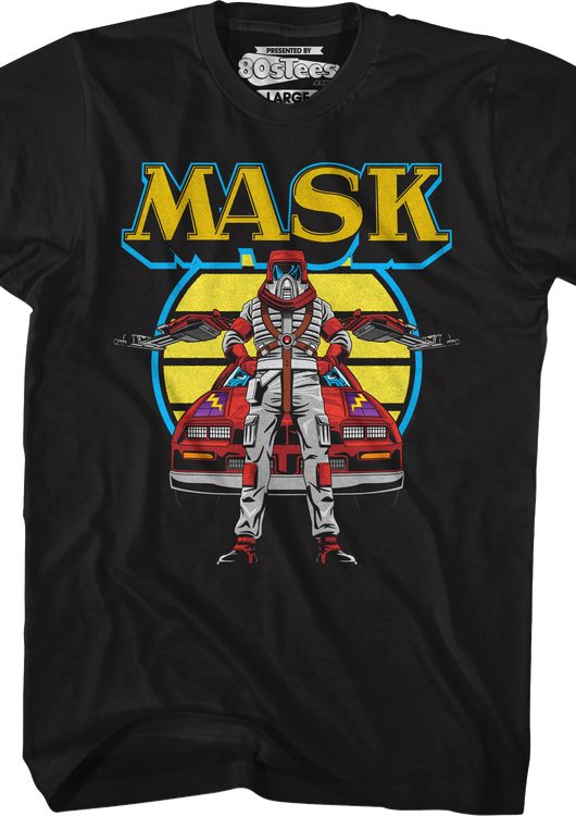 Retro Matt Trakker And Thunderhawk MASK T-Shirt - main product image