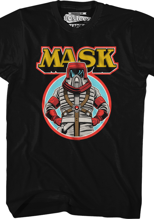 Retro Matt Trakker Circle MASK T-Shirt - main product image