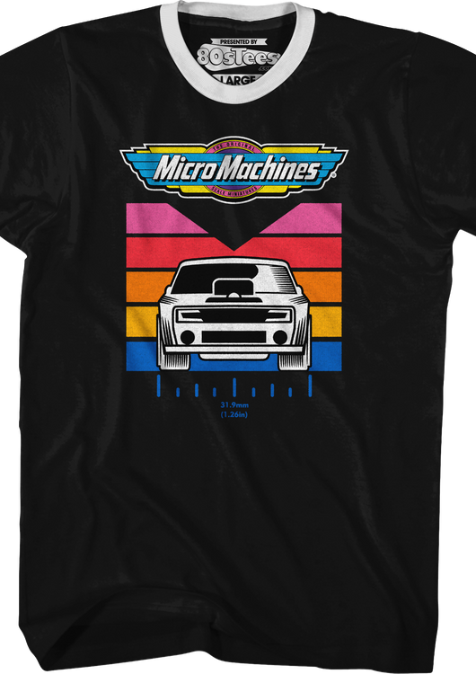 Retro Measurement Micro Machines Ringer Shirt - main product image