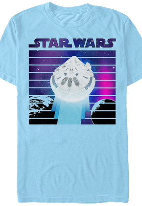 Retro Millennium Falcon Solo Star Wars T-Shirt
