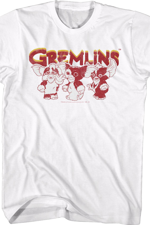 Retro Mogwai Poses Gremlins T-Shirtmain product image