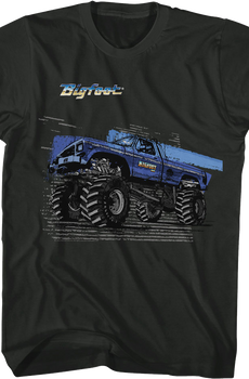 Retro Monster Truck Bigfoot T-Shirt