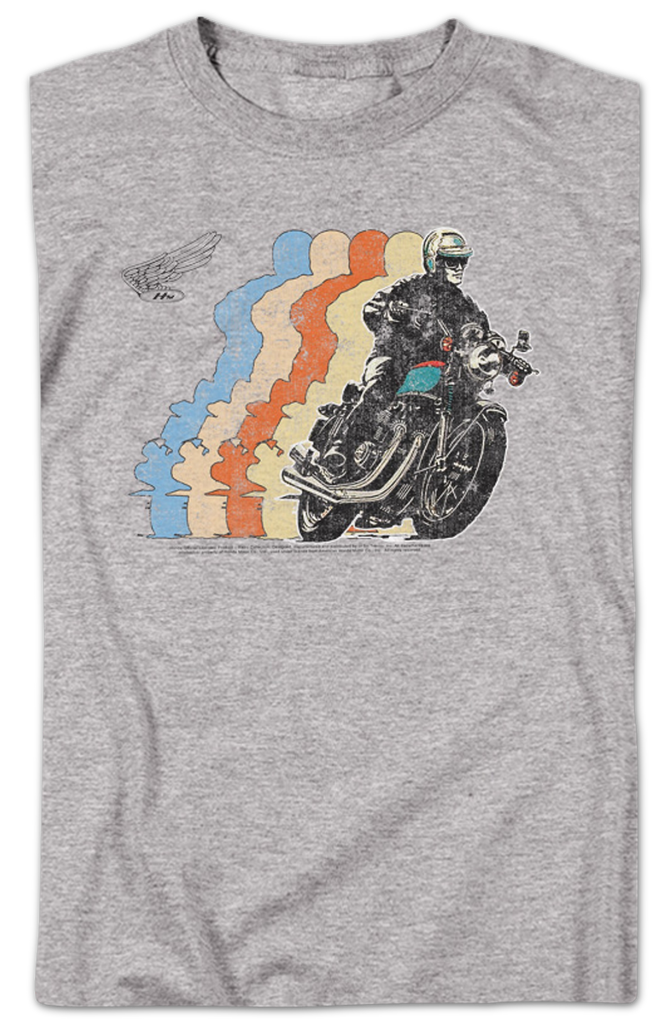 Retro Motorcycle Honda TShirt