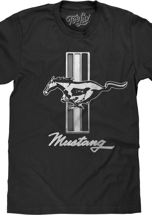 Retro Mustang Logo Ford T-Shirt - main product image
