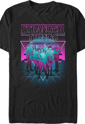 Retro Neon Stranger Things T-Shirt