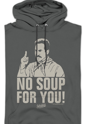 Retro No Soup For You Seinfeld Hoodie