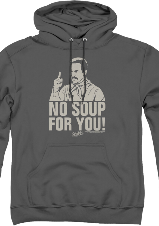 Retro No Soup For You Seinfeld Hoodie - main product image