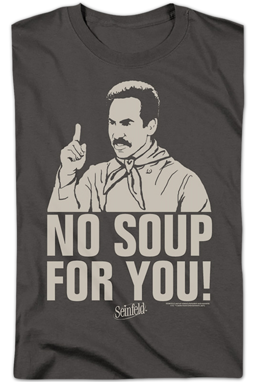 Retro No Soup For You Seinfeld T-Shirtmain product image