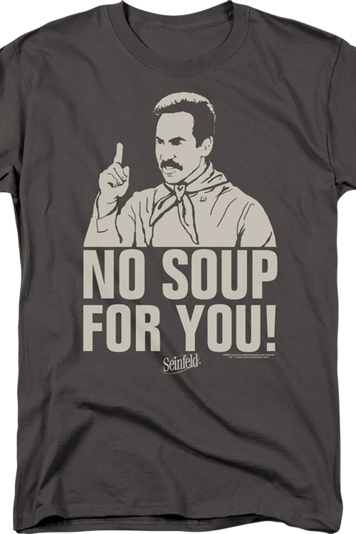 Retro No Soup For You Seinfeld T-Shirtmain product image