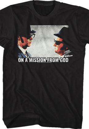 Retro On A Mission From God Blues Brothers T-Shirt