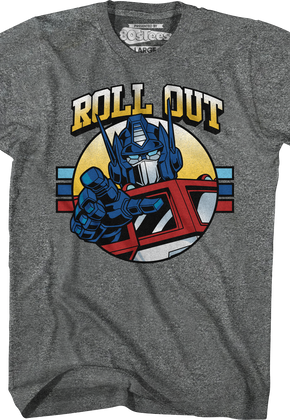 Retro Optimus Prime Roll Out Transformers T-Shirt