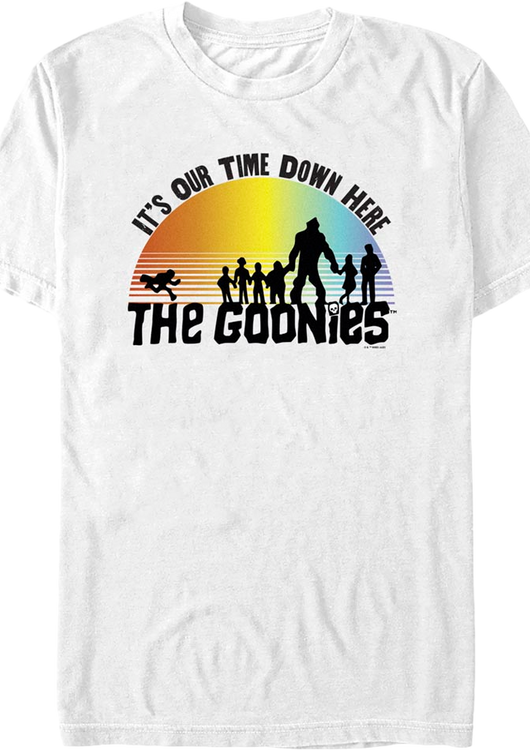 Retro Our Time Silhouettes Goonies T-Shirt - main product image