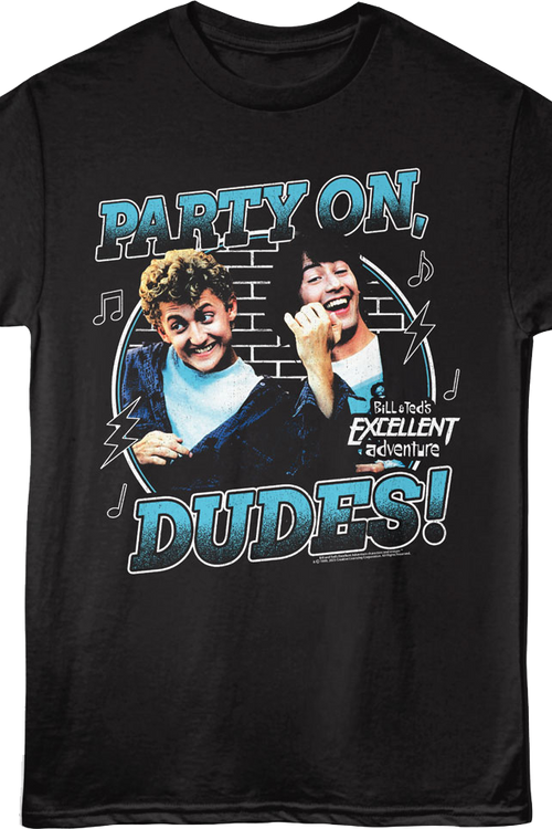 Retro Party On Dudes Bill & Ted's Excellent Adventure T-Shirtmain product image