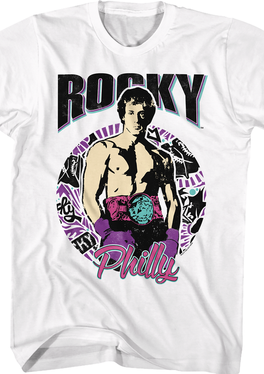 Retro Philly Impression Rocky T-Shirt - main product image