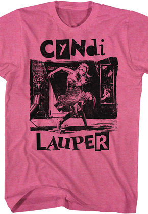 Retro Pink She's So Unusual Cyndi Lauper T-Shirt