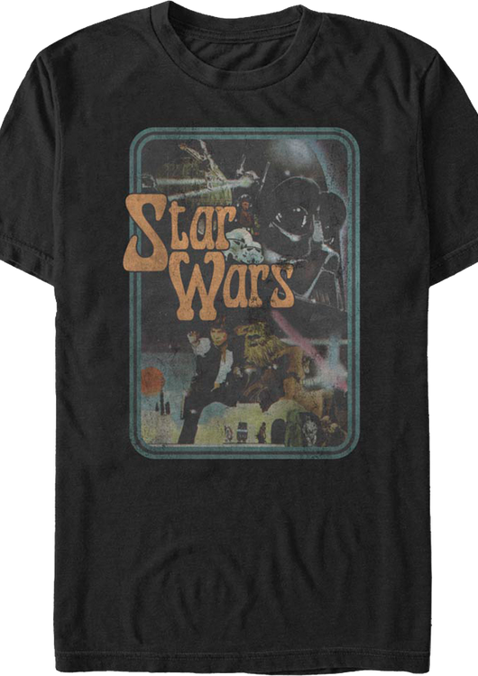 Retro Poster Star Wars T-Shirt - main product image