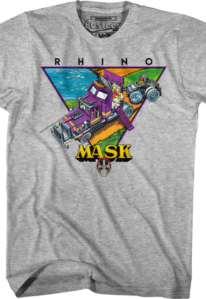 Retro Rhino MASK T-Shirt