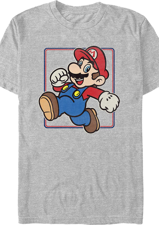 Retro Run Super Mario Bros. Nintendo T-Shirt - main product image