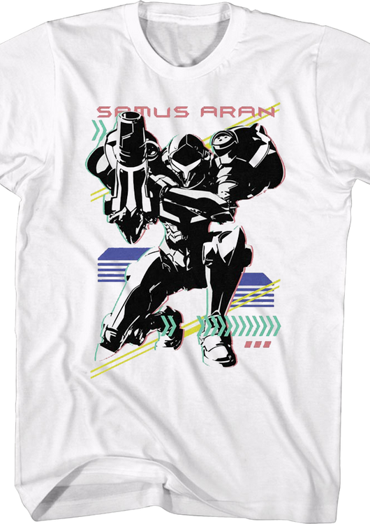 Retro Samus Aran Nintendo T-Shirt - main product image