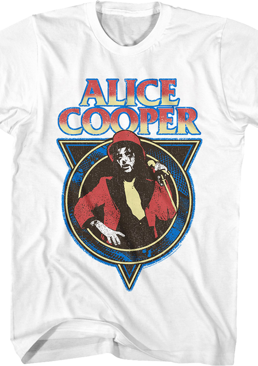 Retro Shapes Alice Cooper T-Shirt - main product image