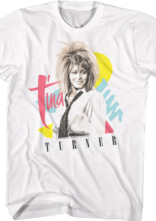 Retro Shapes Tina Turner T-Shirt - main product image