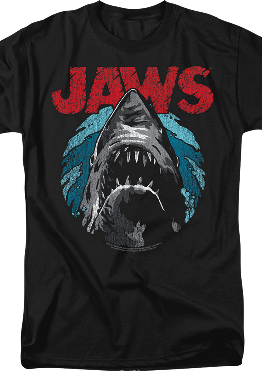 Retro Shark Attack Jaws T-Shirt - main product image