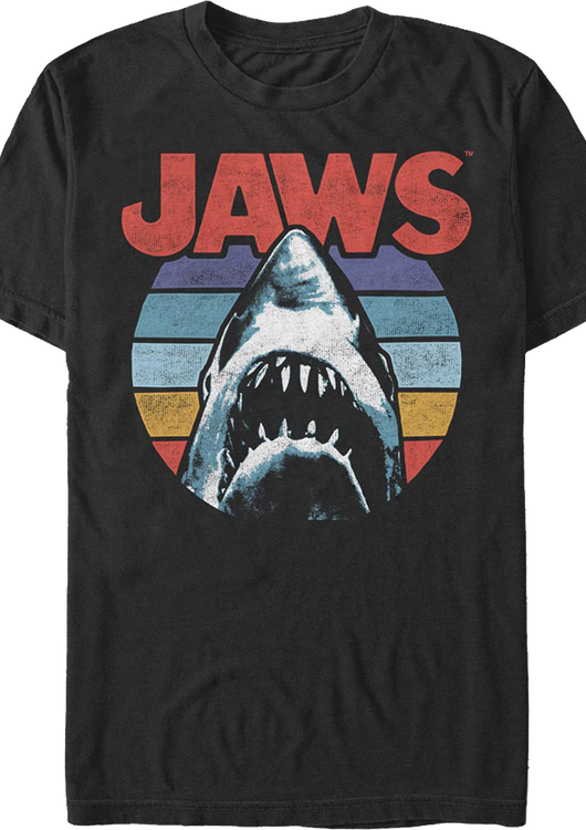 Retro Shark Jaws T-Shirt - main product image