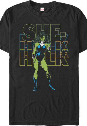 Retro She-Hulk Marvel Comics T-Shirt